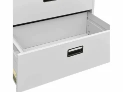 New Armario archivador de acero claro 90x46x164 cm Cajonera De Escritorio