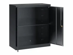 Clearance Armario archivador de acero 79x40x90 cm ES455073 Gris antracita