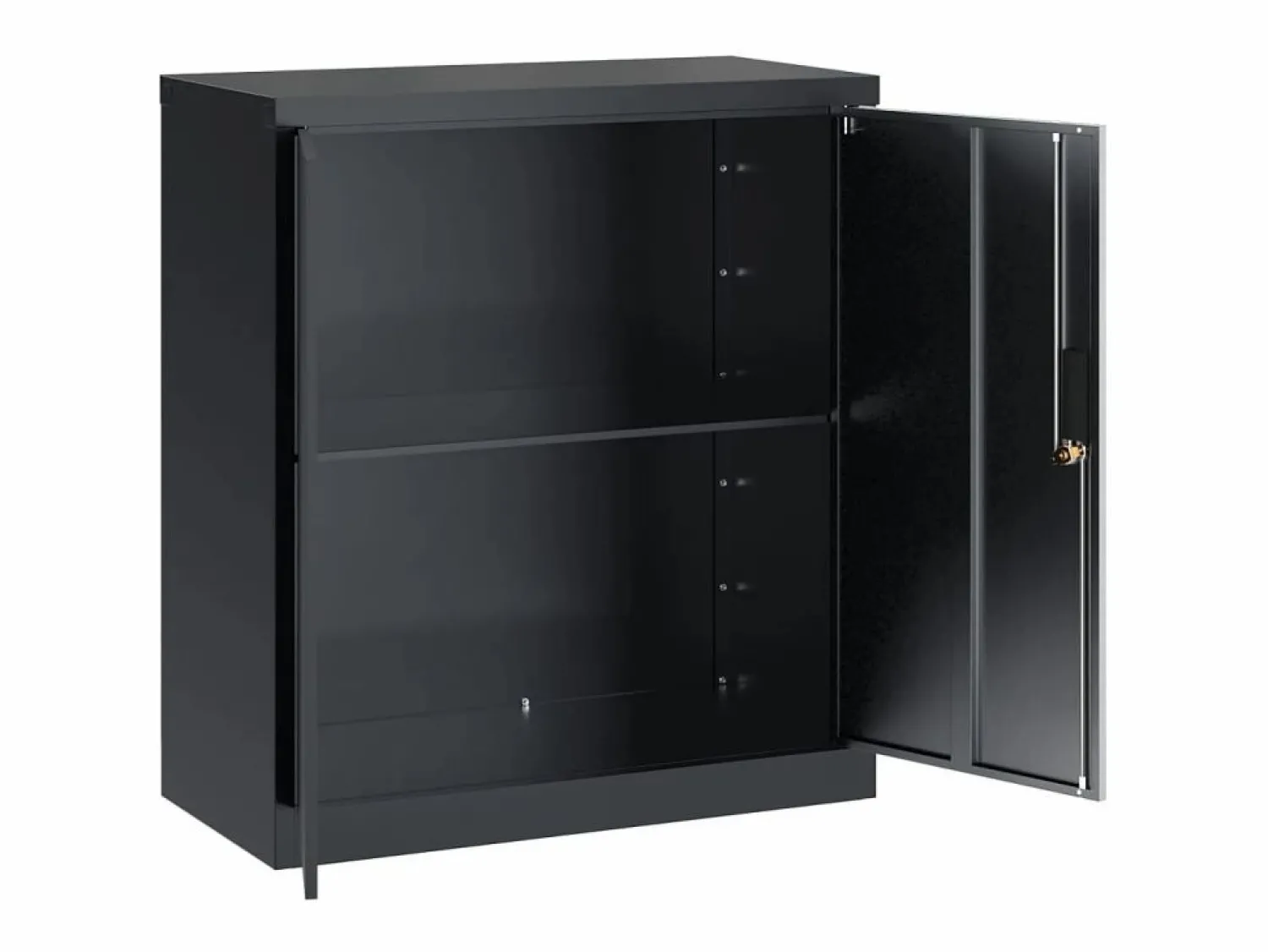 Clearance Armario archivador de acero 79x40x90 cm ES455073 Gris antracita