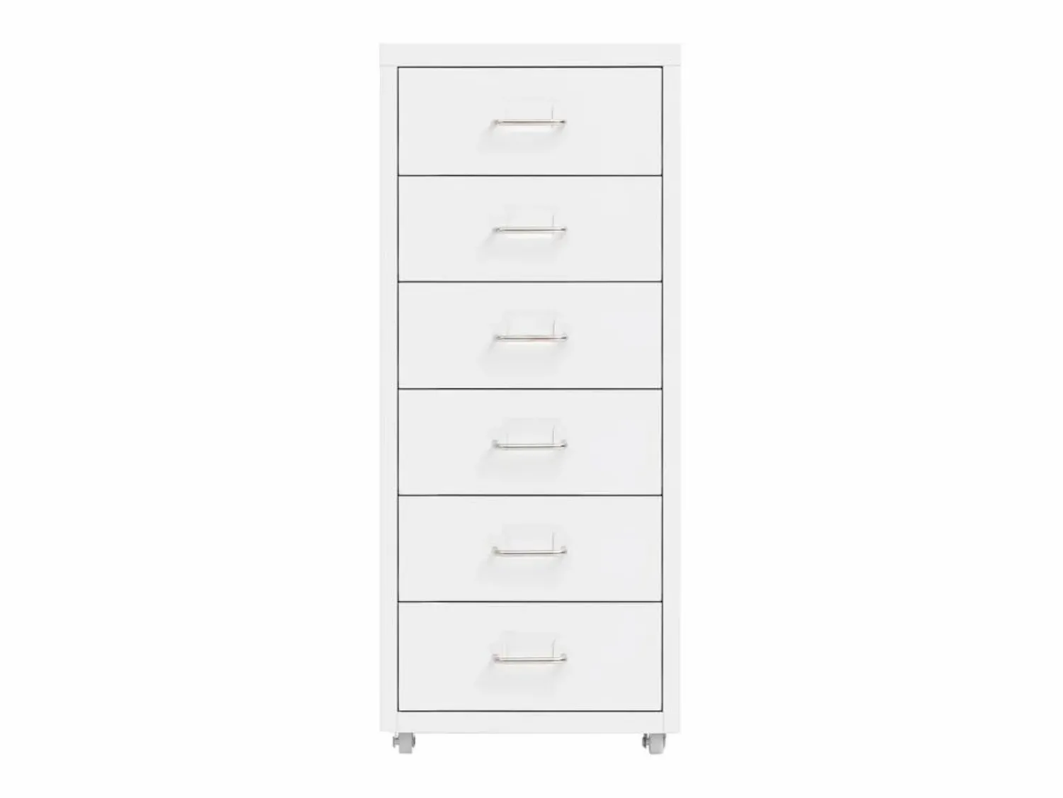 Sale vidaxl Armario archivador móvil metal 28x41x69 cm Blanco