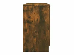 Outlet vidaxl Armario baño madera contrachapada roble ahumado 64,5x33,5x59 cm Color natural claro