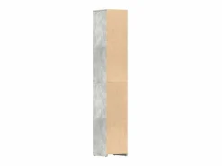 Online vidaxl Armario baño madera contrachapada hormigón 30x30x183,5 cm Gris