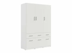 Armario BELOMY de 5 puertas y 6 cajones, 228 cm de ancho, Armario