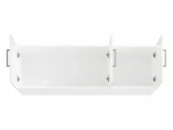 Vente-unique Armario BELOMY de 3 puertas y 6 cajones, 136 cm de ancho, en color con contrahuella