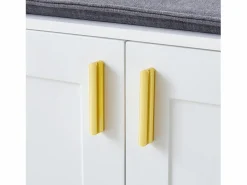 Hauss Spole Armario con 3 puertas, 3 ganchos y almacenaje abierto, 120x40x200 cm