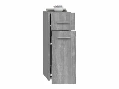 Sale vidaxl Armario botiquín madera contrachapada Sonoma 20x45,5x60cm Gris