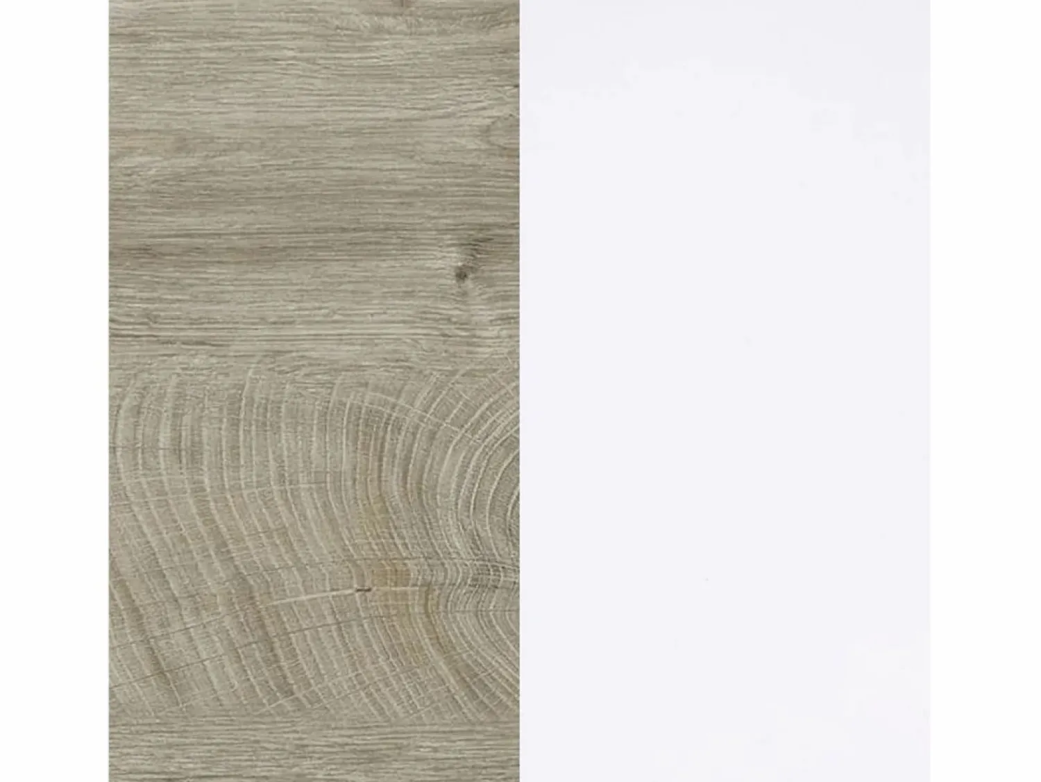 Outlet duehome Armario Brike 180 2 puertas correderas Blanco Artik (Blanco Mate) – Roble Alaska Gris