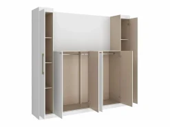 Vente-unique Armario cabecero L206 cm con almacenamiento en color - ANTERO