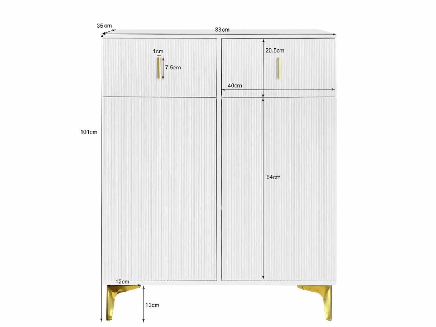 Best Armario combinado con banco zapatero y cojín, diseño moderno, tablero de partículas, , ganchos dorados (60,5x180,5x35,2 cm) Blanco