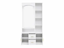 Hauss Spole Armario con espejo, 2 cajones y 2 puertas - 90 x 40 x 180 cm