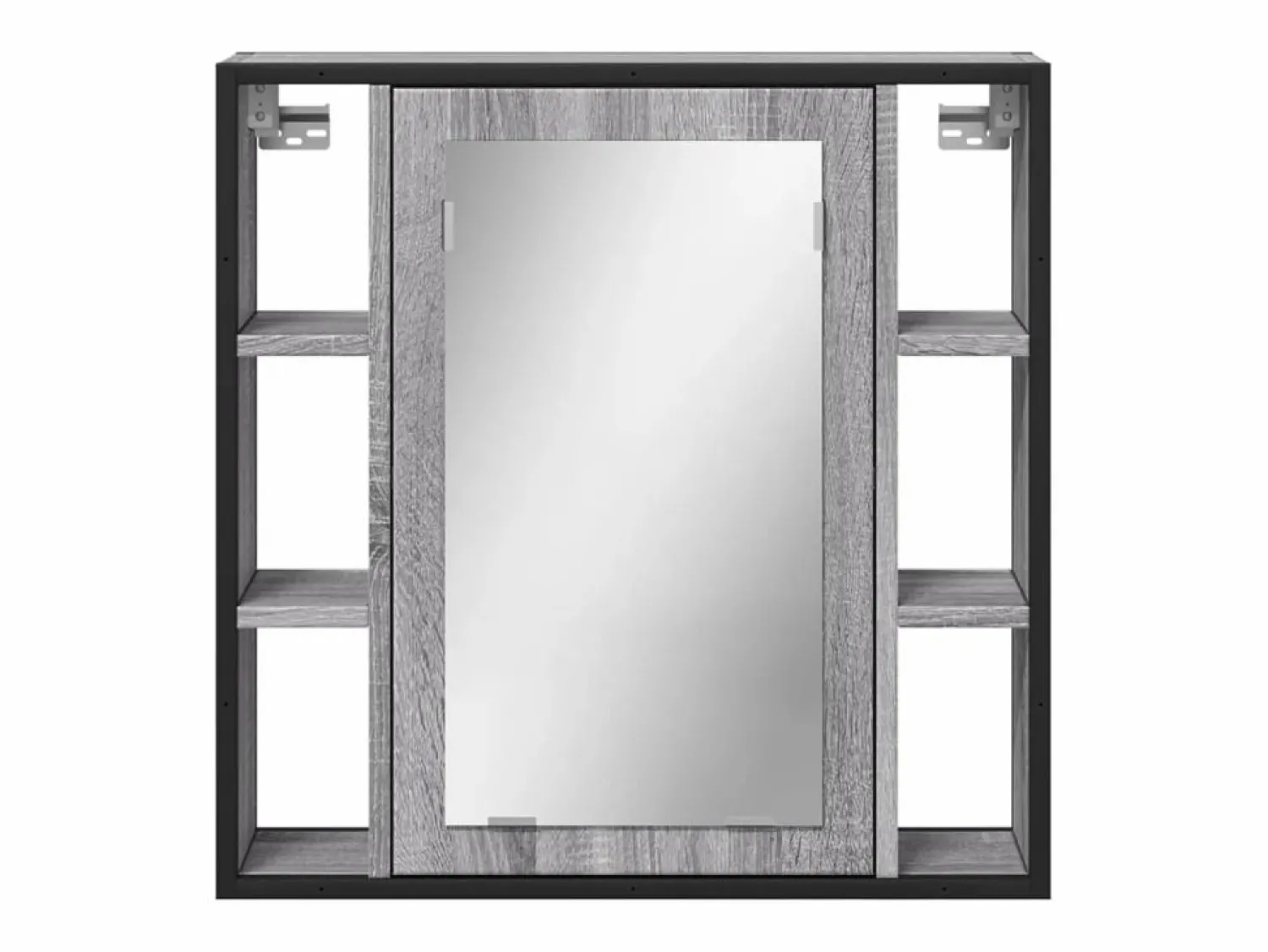Hot Armario con espejo de baño madera Sonoma 60x16x60 cm ES614755 Mueble De Pared Para Baño