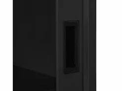 vidaxl Armario con puerta corredera acero antracita 90x40x90 cm Gris antracita