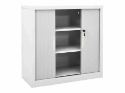 Discount Armario con puerta corredera acero 90x40x90 cm Cajonera De Escritorio