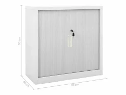 Discount Armario con puerta corredera acero 90x40x90 cm Cajonera De Escritorio