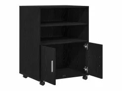 Online Armario con ruedas de roble con estante 60 x 48 x 81 cm Armario Oficina