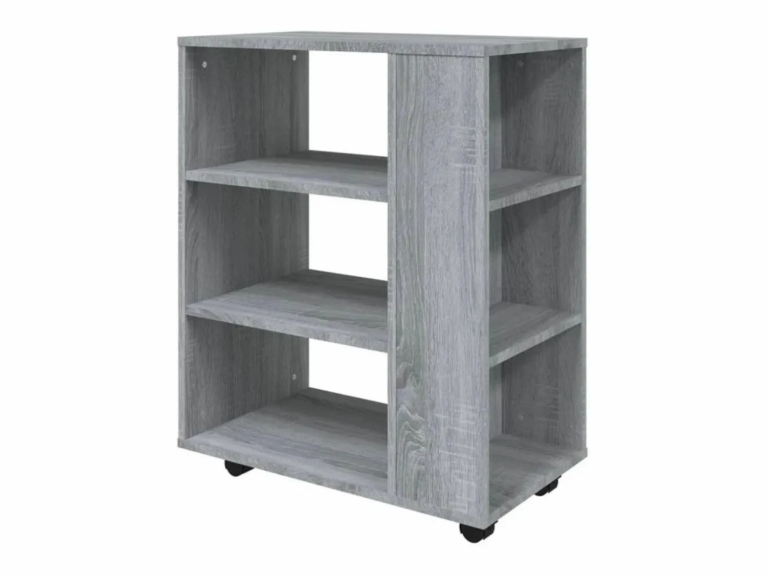 Best Armario con ruedas madera contrachapada Sonoma 60x35x75 cm Cajonera De Escritorio