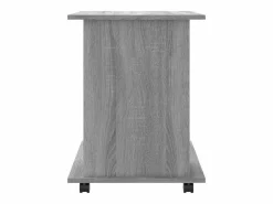 Discount vidaxl Armario con ruedas madera contrachapada Sonoma 60x45x60 cm Gris