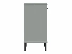 Clicnbuy Armario consola patas de metal madera maciza pino OSLO