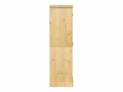 Discount Armario Corona madera maciza de pino 76x50x170 cm ES412117 Armario Abierto, Vestidor