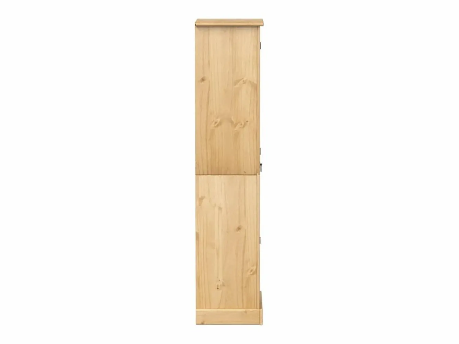 Clearance Armario Corona madera maciza de pino 55x38x170 cm ES547877 Marru00f3n