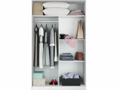 Clearance Loungitude Armario de 2 puertas correderas Max Blanco
