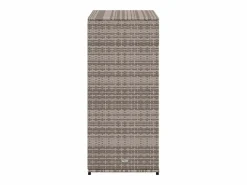 Armario de almacenaje de jardín ratán PE 105x55x113 cm Baúl De Jardín