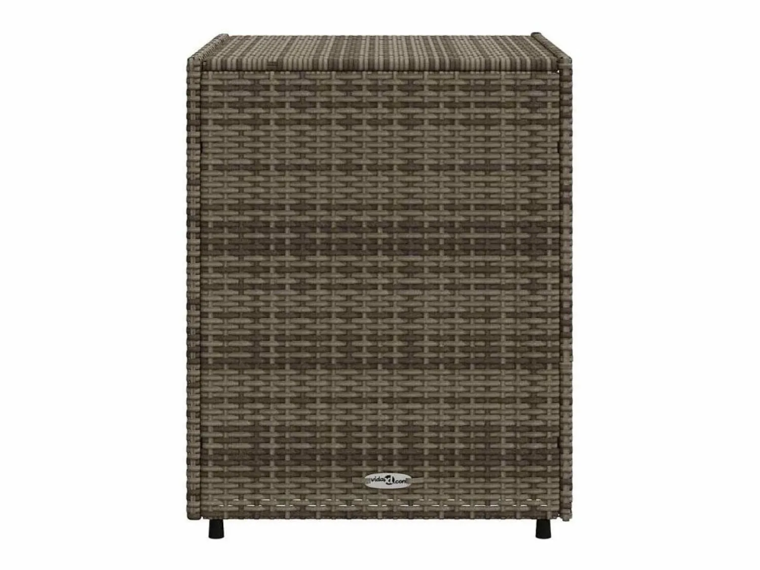 vidaxl Armario de almacenaje de jardín ratán PE 55x59x69 cm