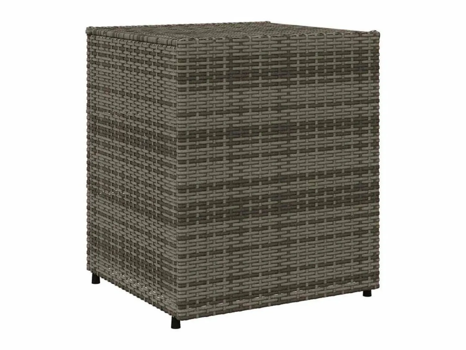 vidaxl Armario de almacenaje de jardín ratán PE 55x59x69 cm