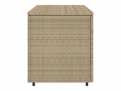 Outlet Armario de almacenaje de jardín ratán PE 110x55x60,5 cm Baúl De Jardín