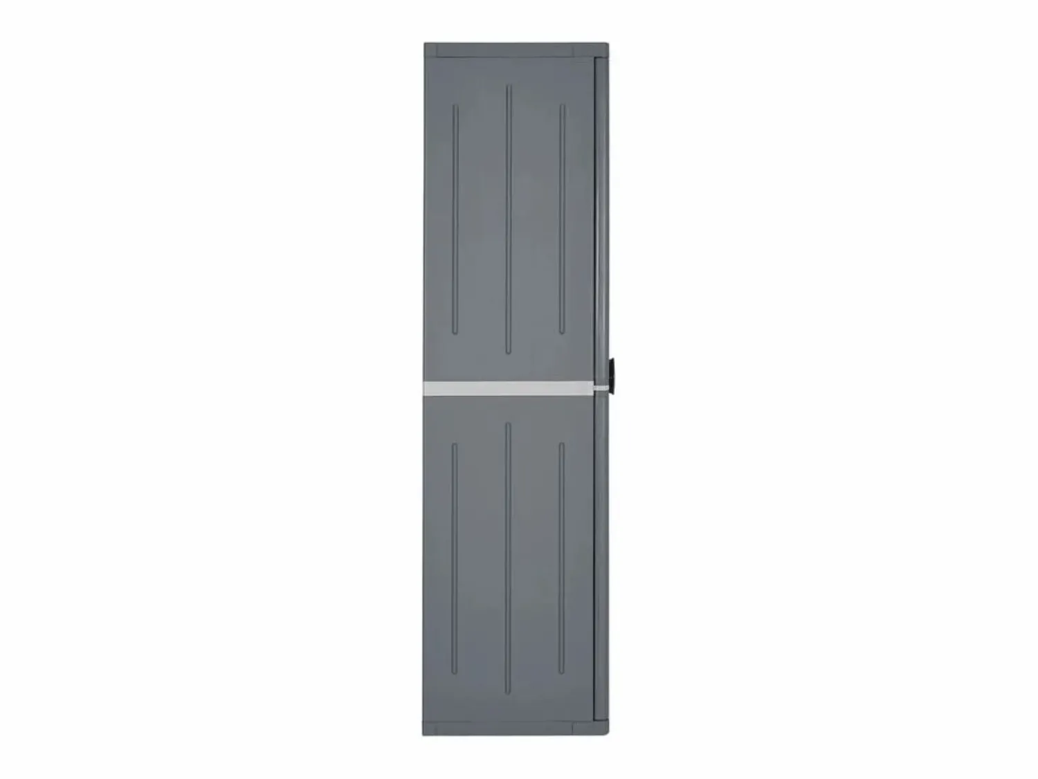 Clearance Armario de almacenaje para jardín PP ratán 65x45x172 cm ES909947 Armario De Jardín