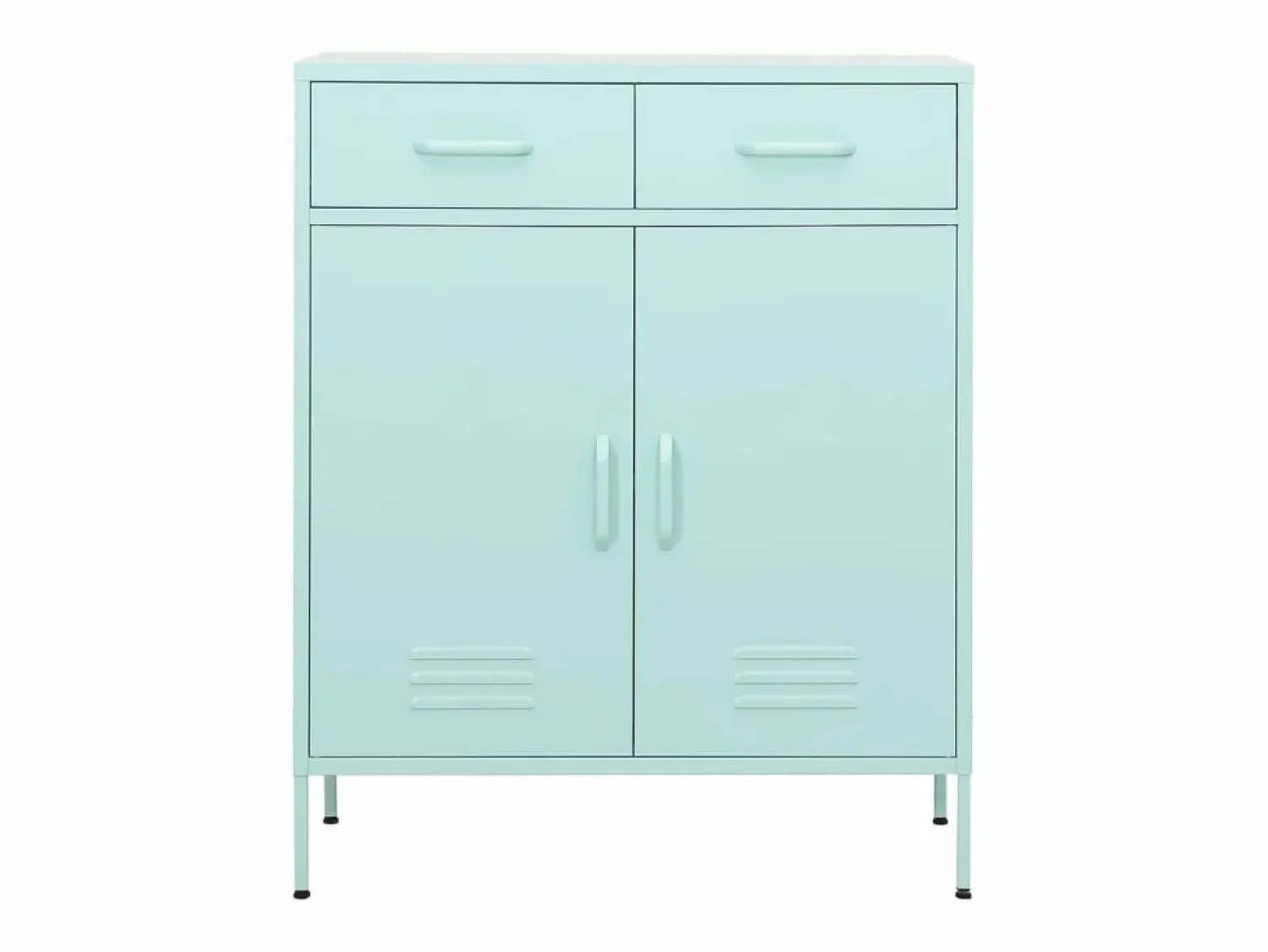 Sale vidaxl Armario de almacenamiento acero verde mint 80x35x101,5 cm Azul