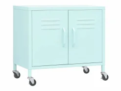 vidaxl Armario de almacenamiento acero menta 60x35x56 cm