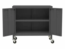 vidaxl Armario de almacenamiento acero 60x35x56 cm