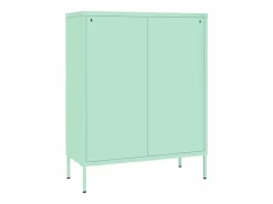 vidaxl Armario de almacenamiento acero mint 80x35x101,5 cm