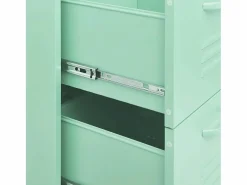 vidaxl Armario de almacenamiento acero mint 80x35x101,5 cm