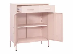 Best Armario de almacenamiento acero 80x35x101,5 cm Cajonera De Escritorio