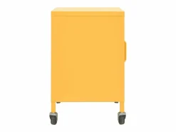 Hot vidaxl Armario de almacenamiento acero mostaza 60x35x56 cm Amarillo