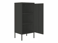 Clearance vidaxl Armario de almacenamiento acero antracita 42,5x35x101,5 cm Gris antracita