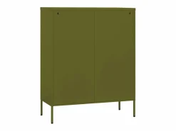 vidaxl Armario de almacenamiento acero oliva 80x35x101,5 cm