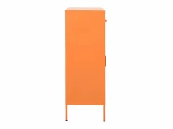 Hot vidaxl Armario de almacenamiento acero 80x35x101,5 cm Naranja