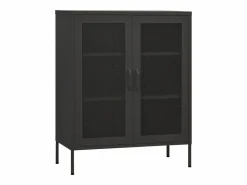 New vidaxl Armario de almacenamiento acero 80x35x101,5 cm Gris antracita