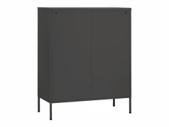 New vidaxl Armario de almacenamiento acero 80x35x101,5 cm Gris antracita