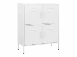 vidaxl Armario de almacenamiento acero 80x35x101,5 cm