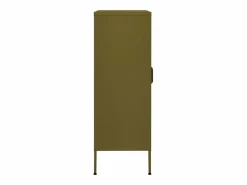 Clearance Armario de almacenamiento acero oliva 80x35x101,5 cm Cajonera De Escritorio