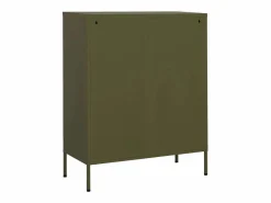 Best Armario de almacenamiento acero oliva 80x35x101,5 cm Cajonera De Escritorio