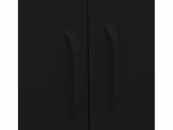 vidaxl Armario de almacenamiento acero 80x35x101,5 cm Negro