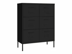 Best Armario de almacenamiento acero 80x35x101,5 cm Cajonera De Escritorio