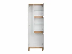 Hot Armario de baño alto con hueco para fregona, Spek Blanco