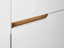 Hot Armario de baño alto con hueco para fregona, Spek Blanco