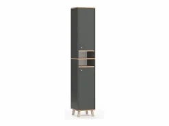 Vicco Armario de baño antracita 30x30x174 senyo